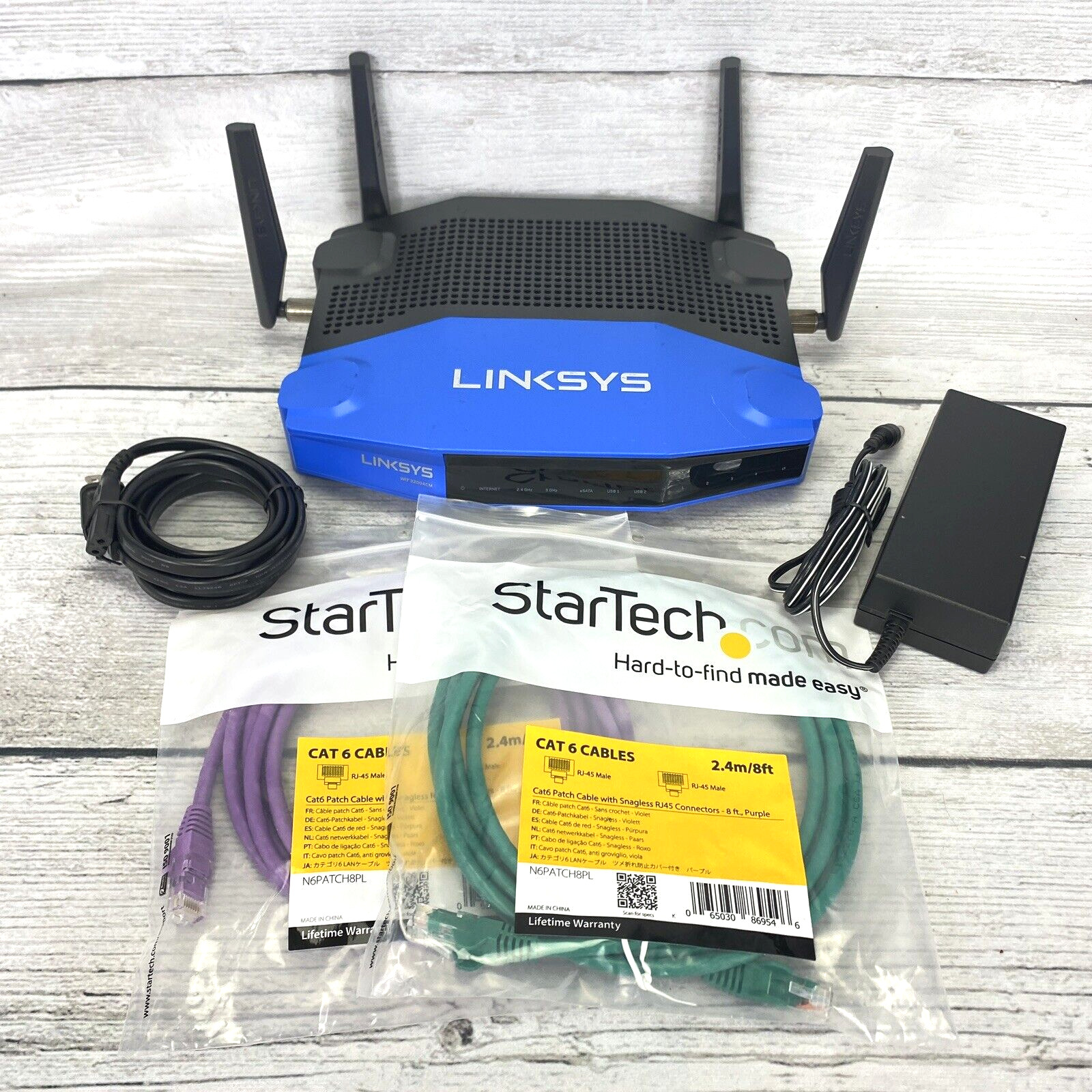 Linksys WRT 3200 ACM AC3200 Dual-Band Wi-Fi Router w/ Hookups | Tested