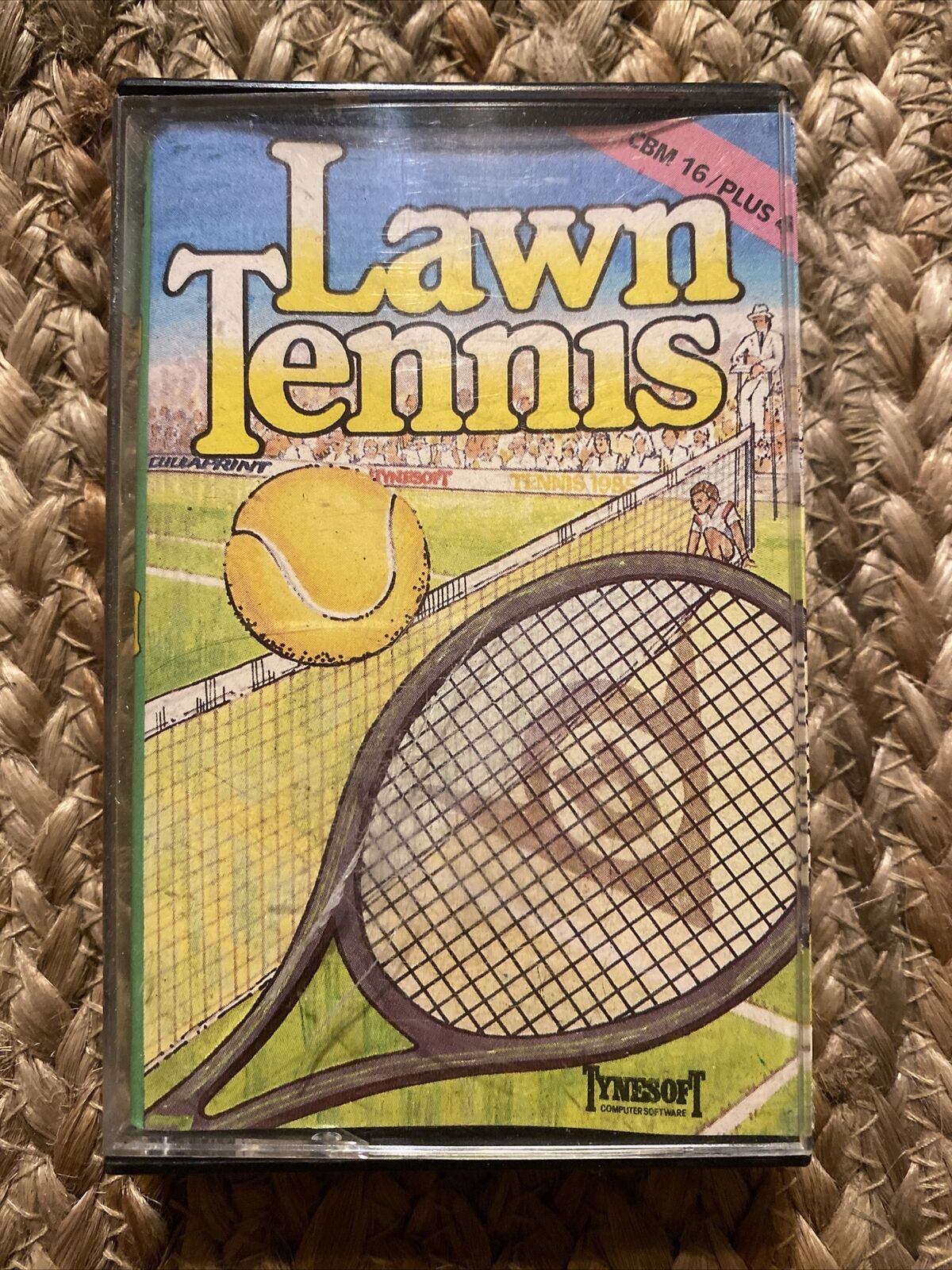 Lawn Tennis Cassette In Case Commodore  16/ Plus 4 By Tynesoft 1985