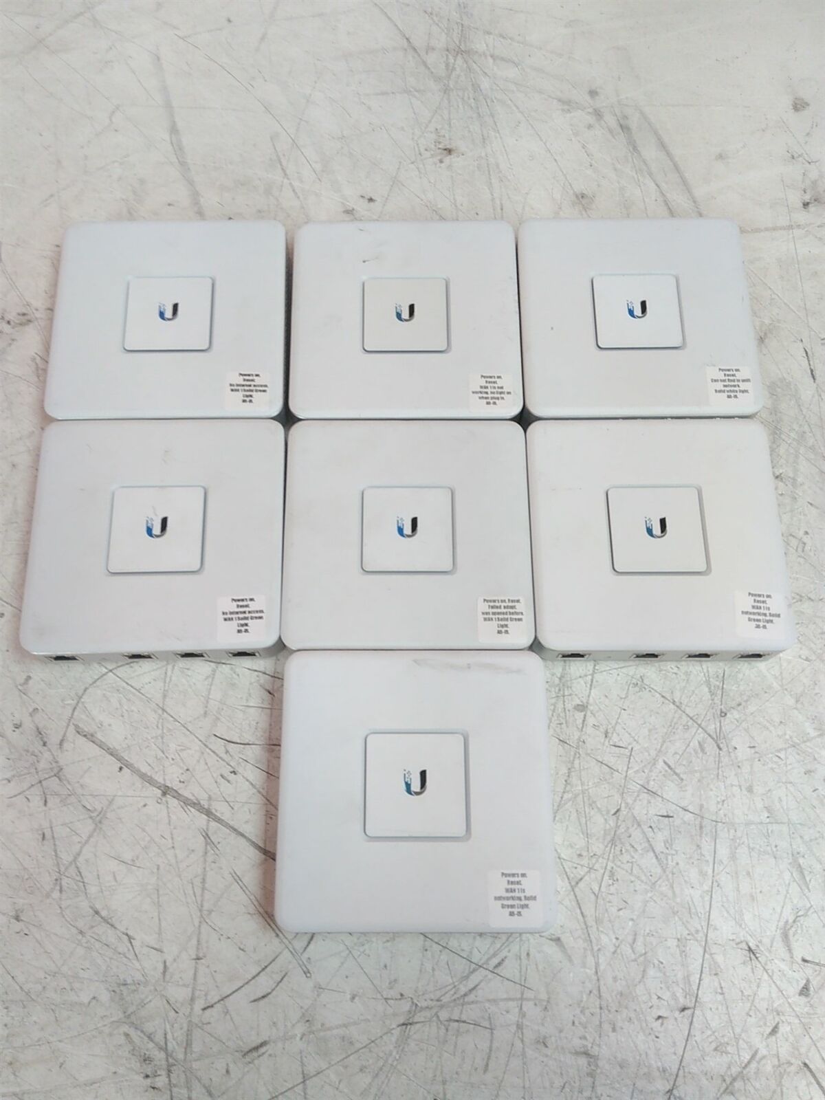 Defective Lot of 7 Ubiquiti Networks USG Security Gateways AS-IS For Parts