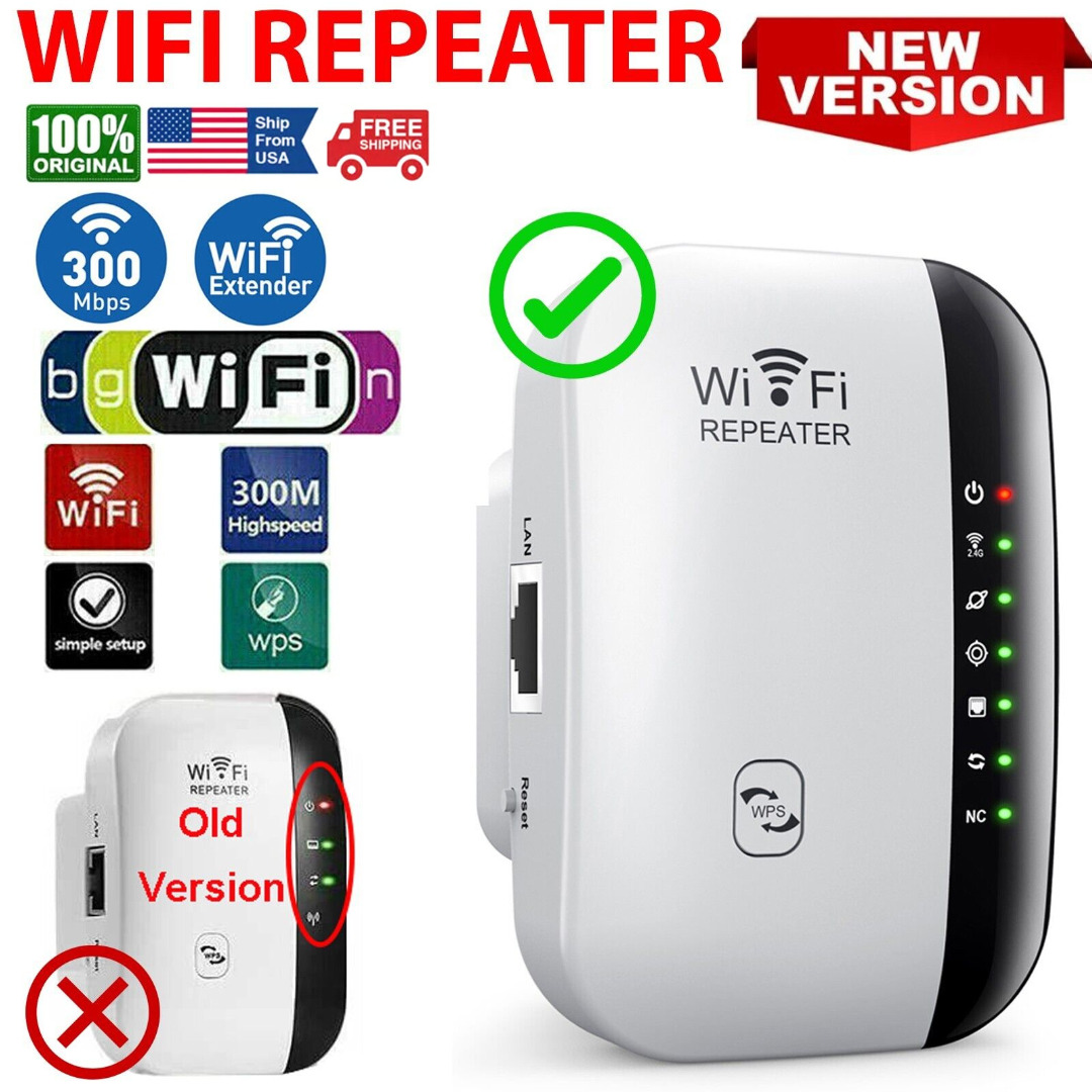 Extensor de alcance WiFi, Amplificador de Internet, Repetidor de Señal Router