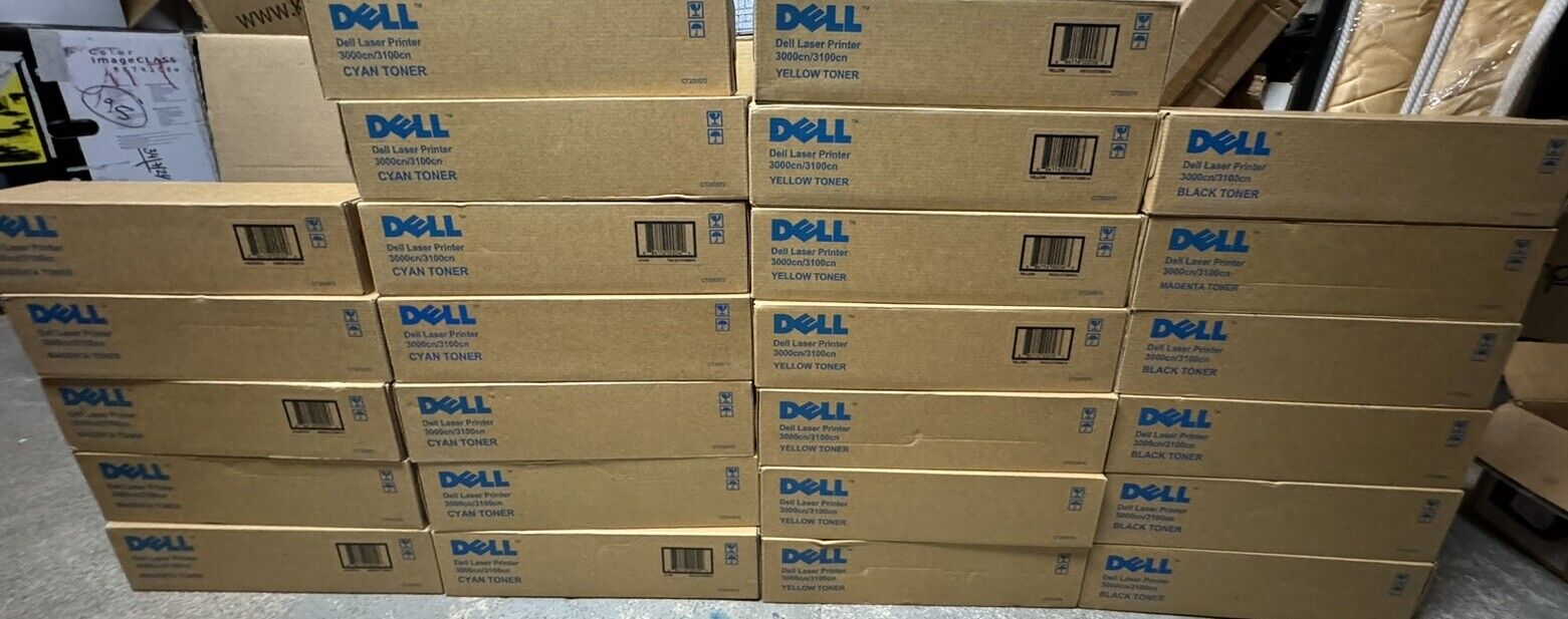 25x Dell 3000CN / 3100CN Toner  Authentic oem lot