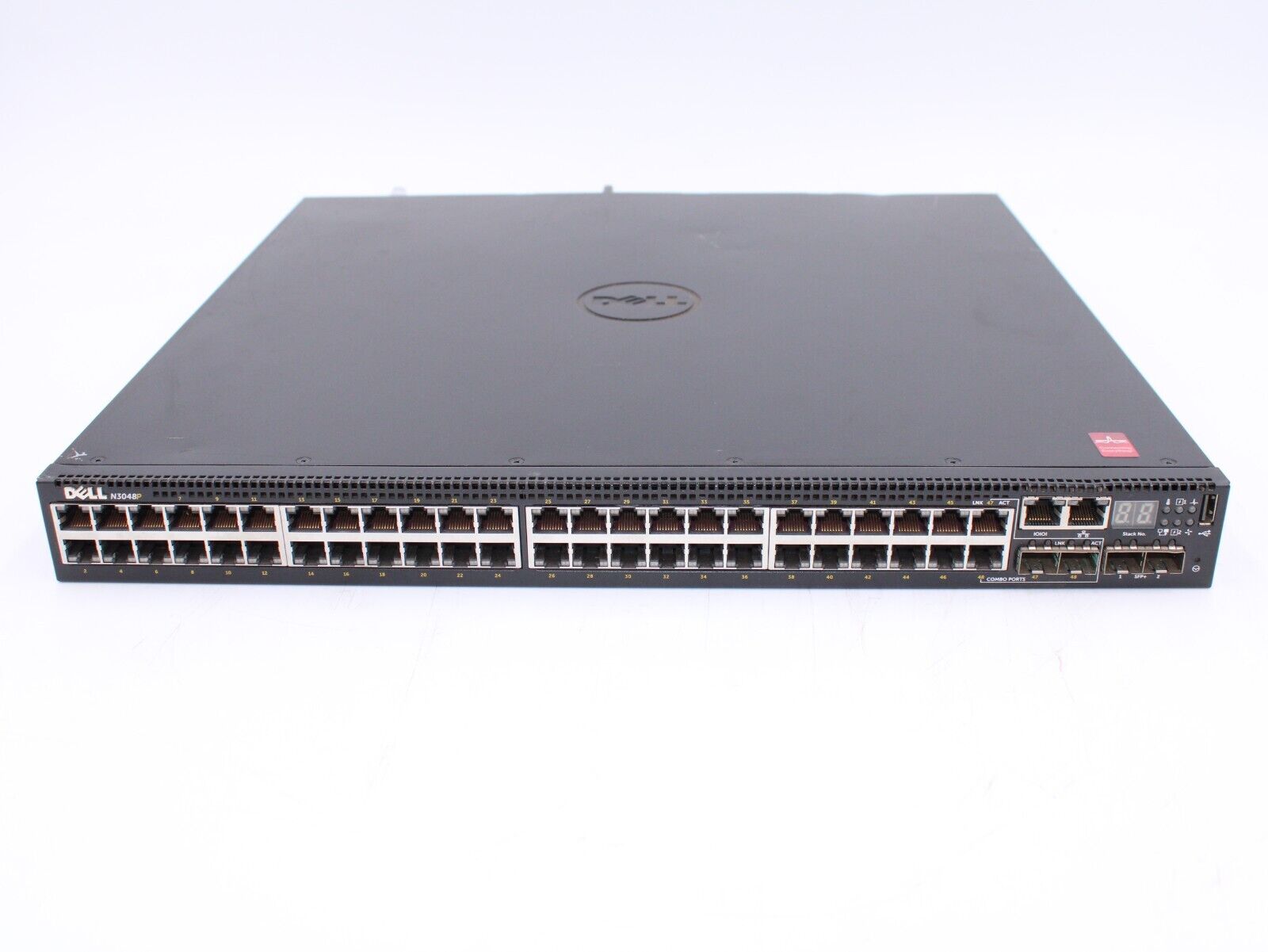 Dell N3048P 48 Port Gigabit PoE 10/100/1000 GbE 2x 10 GbE SFP+ Network Switch