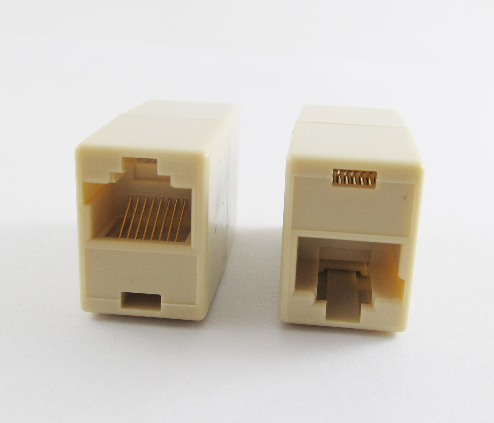 10x RJ45 CAT5 Network Cable Line Connector Adapter Extender Plug Coupler Joiner