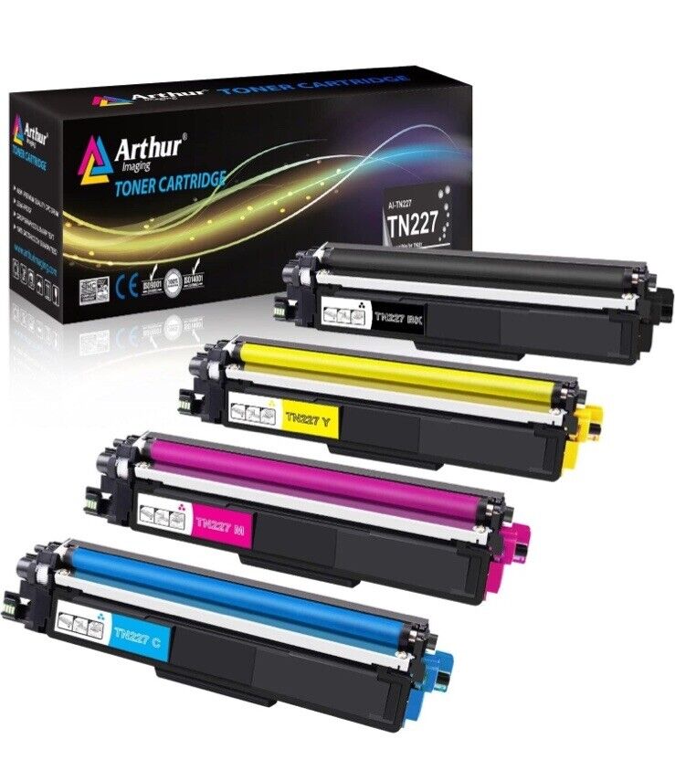Arthur Imaging with CHIP Compatible Toner Cartridge Replacement Brother TN227 TN