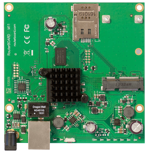 MikroTik (RBM11G) Small Size Powerful OEM Board RAM 256 MB with One Gigabit LAN