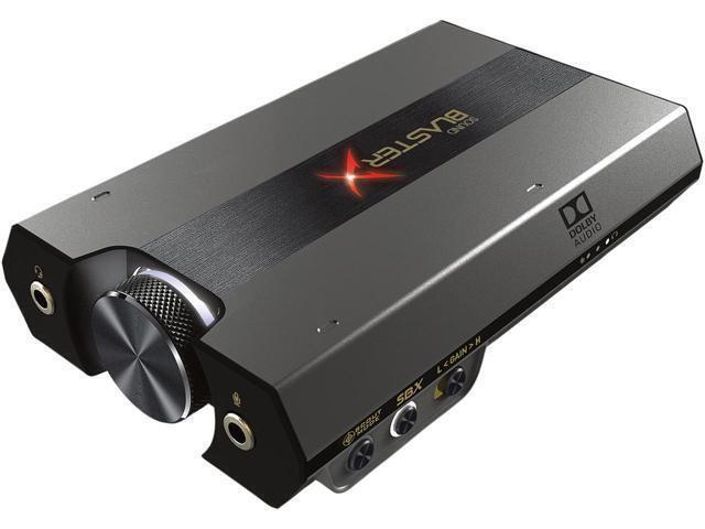 Creative Sound BlasterX G6 SB1770 7.1 HD Gaming DAC and External USB Sound Card