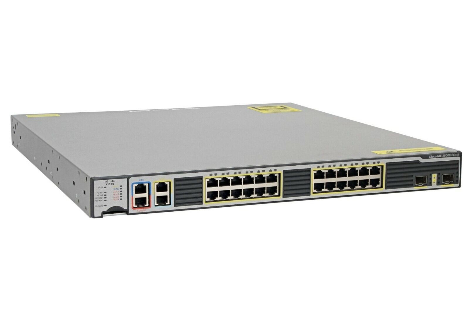 Cisco ME 3600X Series 24 Port Switch ME-3600X-24TS-M +PWR-ME3KX-AC Fast Shipping