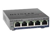 NETGEAR ProSafe Plus GS105E 5-port Gigabit Ethernet Switch - switch - 5 ports