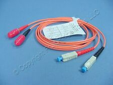 1M Fiber Optic Uplink Multi-Mode Duplex Patch Cable Cord ST SC 62mic 62DCT-M01 picture