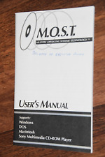 Compton's M.O.S.T. User's Manual Guide booklet pamphlet vintage most Windows MAC picture