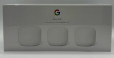 Google GA00823-US Nest WiFi Router - Snow - Pack of 3 picture