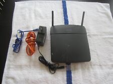 LINKSYS EA6100 AC1200 DualBand WIRELESS Router w/PwrCord & TWO CABLES - WORKS picture