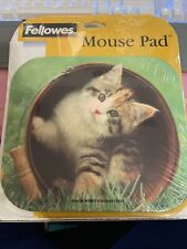 Vintage 1998 Fellowes Mouse Pad kitten Cats Made in USA picture
