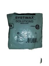 Lot of 21 Commscope Systimax M104SMB-A-003 Dust Covers-Black-107952475 picture