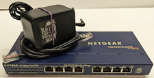 Netgear FS108 Fast Ethernet Switch 8 Ports 10/100 with AC Adapter Power Supply picture