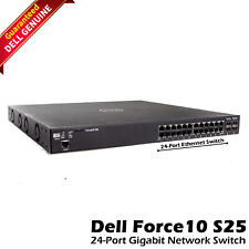 Dell Force 10 S25-01-GE-24P-DC-2 24-Port Ethernet Gigabit network Switch 0HJJP picture