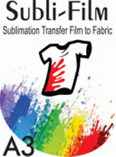 Subli Film A3 HOT PEEL (Sublimation Transfer Film) Lot picture