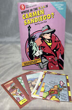 Where in the U.S.A. is Carmen Sandiego? John Peel 1991 Paperback INCLUDES CARDS picture