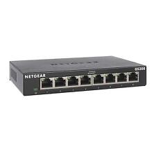 NETGEAR 8-Port Gigabit Ethernet Unmanaged Switch (GS308) - Home Network Black picture