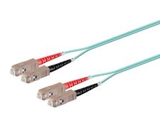 Monoprice OM4 Fiber Optic Cable - 15M - SC/UPC-SC/UPC, Multi Mode, 50/125, PVC picture