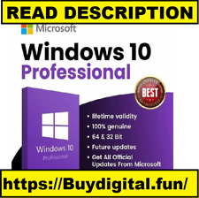 Microsoft Windows 10 11 Pro Professional Full Version DVD Key Kit - 🟨ONLY 13$🟨 picture