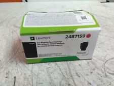 New Lexmark 24B7159 Magenta Toner Cartridge Damaged Box picture