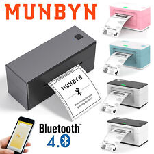 MUNBYN USB Wired / Bluetooth Wireless 4x6 Direct Thermal Shipping Label Printer picture