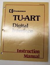 Cromemco TU-ART Digital Interface Instruction Manual 1980- ships worldwide picture