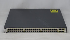 Cisco Catalyst WS-C3750G-48PS-E 48 Port GbE Gigabit Ethernet Switch Managed picture