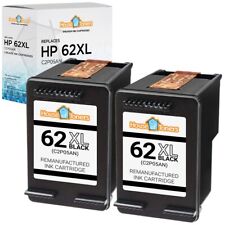 2PK for HP 62XL 2-Black Ink Cartridge ENVY 5646 5660 7640 7645 Series picture
