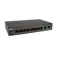 BV-Tech 8-Port PoE Switch with 2 Gigabit Uplink Ports – 96W High-Power Budget... picture