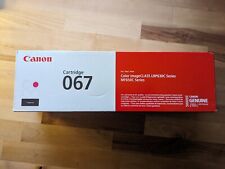 Canon 067 Original Laser Toner Cartridge Magenta 1 Pack Brand New picture