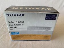 Netgear FS605NA 5-Port Ethernet Switch 10/100 Mbps In White New SEALED Free SnH picture