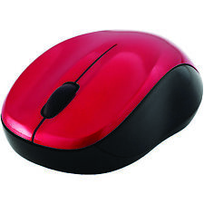 VERBATIM 99780 Silent Wireless Blue-LED Mouse (Red) picture