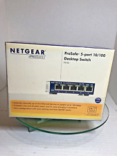 NETGEAR  ProSafe Model FS105 5-Port 10/100 Desktop Switch - FACTORY SEALED picture
