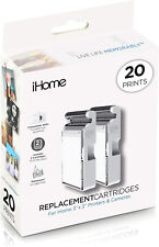 iHome 2-Pack of 3x3 Inch Ink+Square Paper Cartridge (20 Prints Total) (IHC33-20) picture