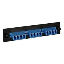 ICC Classic LC-LC Fiber Optic LGX Adapter Panel with Blue Singlemode Adapters... picture