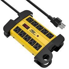 10-Outlet Heavy Duty Power Strip Surge Protector 2800 Joules, 6ft Extension Cord picture