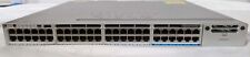 Cisco Catalyst WS-C3850-12X48U-L 48-Port Ethernet Switch w/ Dual Power Supplies picture