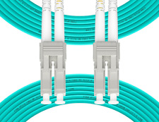 50M(164Ft) OM3 LC to LC Fiber Patch Cable, 10GB Multimode Duplex Fiber Cable 50/ picture