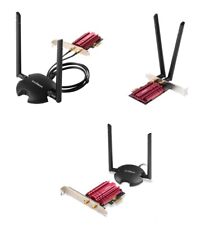NEW Edimax AC1200 PCIe Dual Band 2.4+5GHz Wi-Fi Adapter EW-7822PIC + 2x 5dBi picture