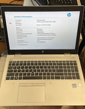 Lot of 2 HP ProBook 650 G5  Intel Core i5-8265u 4gb RAM no HDD no OS BIOS Lock picture