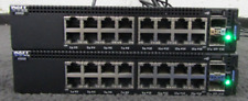 Dell X1018 16 Port Gig PoE 2 X SFP Managed Switch E10W picture