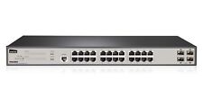 24GE+4 SFP-Port Gigabit Ethernet SNMP PoE Switch - NETIS - NEW - no box picture