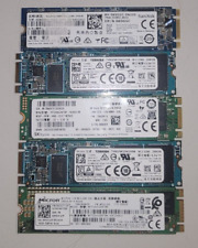 Lot of 5 Mixed Brand 256GB M.2 2280 PCIe SSD Micron Kingston Toshiba picture