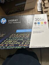 Lot of (4) Geniuine HP Laserjet 305A Black/Cyan/Yellow/Magenta New Sealed picture