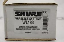 Shure WL183 Omnidirectional Lavalier Microphone NEW FACTORY SEALED picture