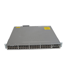 Cisco Catalyst 3850 48 PoE+ Gigabit Switch WS-C3850-48-F-E w/ C3850-NM-4-1G picture