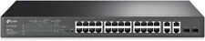 NIB TP-Link T1500-28PCT JetStream TL-SL2428P 24Port  +4 Gig PoE Managed Switch picture