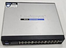 CISCO LINKSYS SR224 24-Port 10/100 Network Switch WORKING  picture